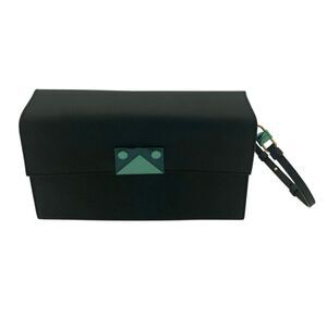 Emporio Armani Shoulder Bag With Metal Logo Black